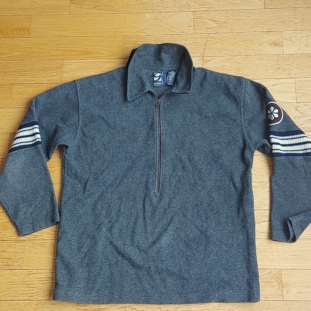 Gap sweater. Grey half.zip  medium
